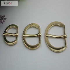 Wholesale custom high quality zinc alloy gold metal pin belt buckle for belt RL-BPB011(Large)