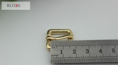 Guangzhou hot selling handbag hardware 13mm metal shiny silver pin buckles RL-BPB018