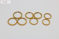 New design OEB color flat rings keyring key ring for sale RL-KR001