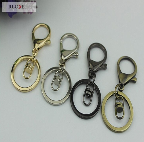 Promotion Gifts Custom Charm Keychains with Lobster Hook RL-KRB001