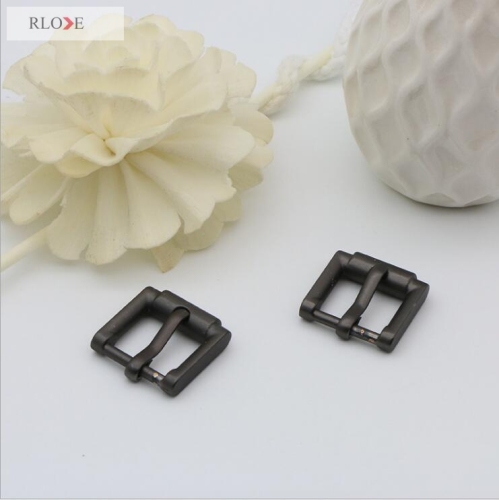 China supply cheapest custom gunmetal color pin metal buckle RL-BPB033