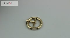 Factory direct selling zinc alloy gold small belt buckle RL-BPB012-18MM