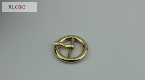 Factory direct selling zinc alloy gold small belt buckle RL-BPB012-18MM