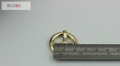 Factory direct selling zinc alloy gold small belt buckle RL-BPB012-18MM