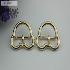 Novelty design Mickey Mouse shape gold metal belt pin buckles RL-BPB023