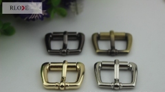 Fashion custom handbag zinc alloy metal roller pin buckle RL-BPB037-22MM