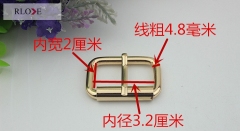 Promotion custom bag 32mm metal iron pin buckle RL-BIPB006