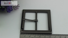 Simple design zinc alloy 50mm metal pin belt buckle RL-BPB014