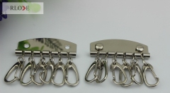 Promotional Multi-functional Zinc Alloy Six-row Keychain Buckles RL-KRB003