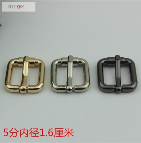 handbag metal hardware 16mm square metal pin buckles RL-BPB016