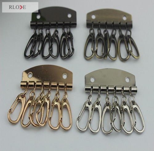 Promotional Multi-functional Zinc Alloy Six-row Keychain Buckles RL-KRB003