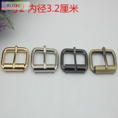 Promotion custom bag 32mm metal iron pin buckle RL-BIPB006