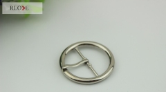 High quality fashion custom 31mm round metal Pin belt buckles with factory price RL-BPB013