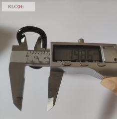 China supplier quick release black aluminum carabiner hook RL-CH012
