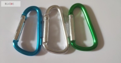 Wholesale Size 6# Colorful Aluminum D Hook Hiking Carabiner Hook RL-CH006