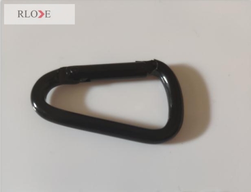 Wholesale Custom Bulk Cheap Mini Aluminium Black Carabiner Hook RL-CH007