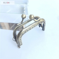 GuangZhou supplier making bag accessories coin frames metal clasp purse frames RL-PMF0005