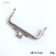 High Quality making Clutch Embossing Metal Kiss Clasp Purse Frame RL-PMF0027-0030(6.5/8.5CM)