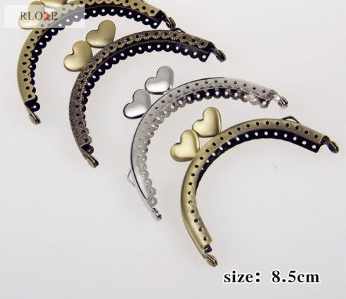 China's Suppliers Purse Bag Part Accessories Kiss Clasp Metal Purse Frame RL-PMF0137-0139