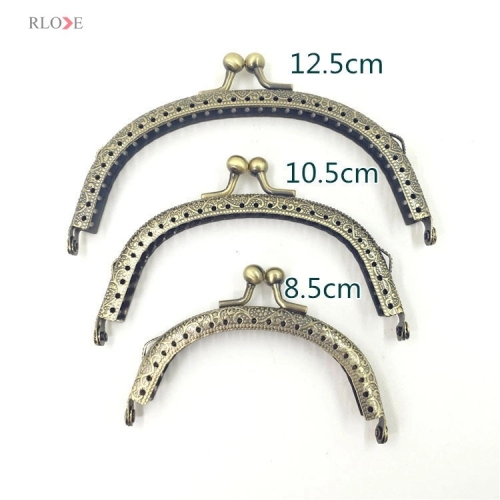 Multi size ball clasp metal bag accessories coin clutch metal purse frame RL-PMF0084&amp;0085&amp;0086