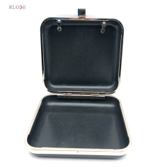 Sliver color bag accessories metal purse frame plastic box H-060