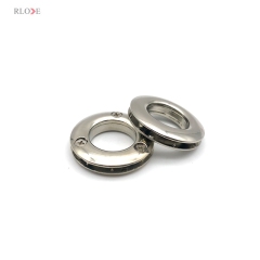ODM Factory Retail Hardware Round Shape Metal Eyelets 18 MM Silver Color For Bag Accessories
