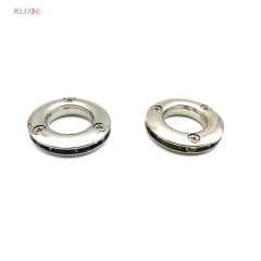 ODM Factory Retail Hardware Round Shape Metal Eyelets 18 MM Silver Color For Bag Accessories