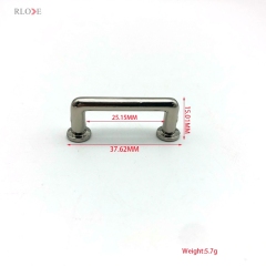 Bag Hardware Accessories Handle Holder Fittings 1 Inch Silver Color Metal Arch Bridge For Handbag