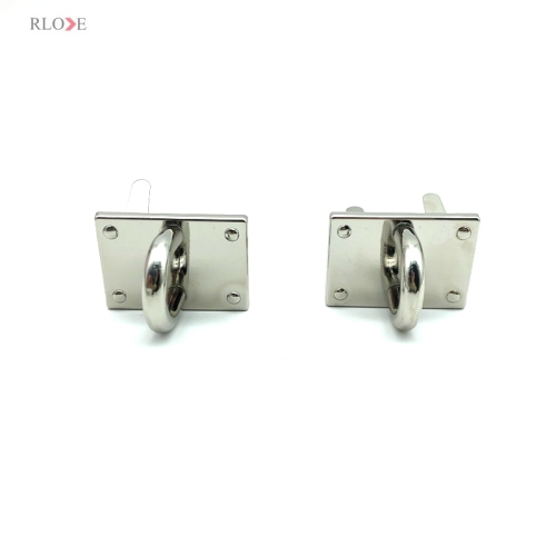 Zinc Alloy Custom Bag Parts Metal Buckles Decorative Handbag Arch Bridge 10.37 MM With Silver Color