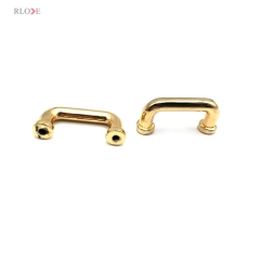 Custom Fashion Metal Fittings Zinc Alloy Light Gold 20 MM Arch Bridge Strap Buckles For Bags Accessories