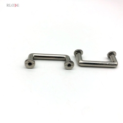 Bag Hardware Accessories Handle Holder Fittings 1 Inch Silver Color Metal Arch Bridge For Handbag