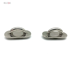 Handbag Hardware Accessories Zinc Alloy Silver Metal Arch Bridge 16.54 MM Decoration Buckles For Bag