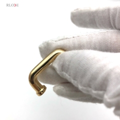 Custom Fashion Metal Fittings Zinc Alloy Light Gold 20 MM Arch Bridge Strap Buckles For Bags Accessories