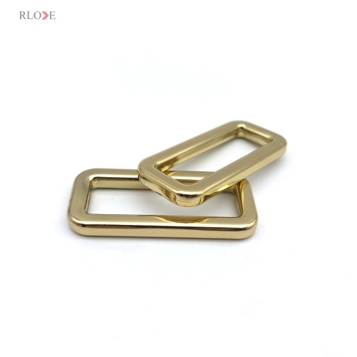 Design Widespread Handbag Metal Square Buckles Zinc Alloy Light Gold 22.22 MM Bag Accessories