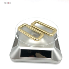 Design Widespread Handbag Metal Square Buckles Zinc Alloy Light Gold 22.22 MM Bag Accessories