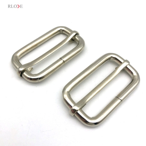 Handbag Iron Slider Metal Adjustable Buckles 39MM Rolling Nickel Bag Hardware Fittings For Leather Strap