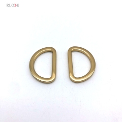 Factory Price Retail Zinc Alloy Light Gold 1 Inch Bag D Rings Metal Buckles For Handbag Accessories