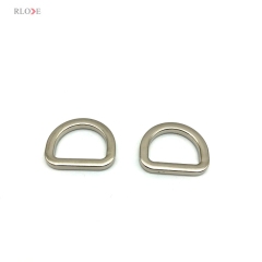 Factory Manufacturer Design Zinc Alloy Silver Color 19 MM Bag D Ring Metal Buckles For Handbag Accessories