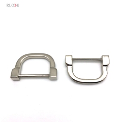 Handbag Strap Hardware Decoration Accessories Nickel Color Metal D Rings 30 MM For Shoulder Bag