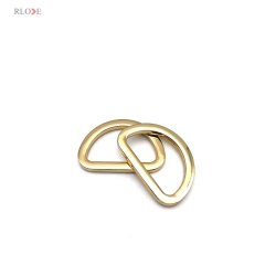 Factory Price Retail Zinc Alloy Light Gold 1 Inch Bag D Rings Metal Buckles For Handbag Accessories