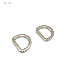 Factory Manufacturer Design Zinc Alloy Silver Color 19 MM Bag D Ring Metal Buckles For Handbag Accessories