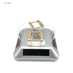 Prevalent Leather Bag Zinc Alloy Shoulder Buckles Metal Square Rings 18.5 MM Light Gold For Handbag
