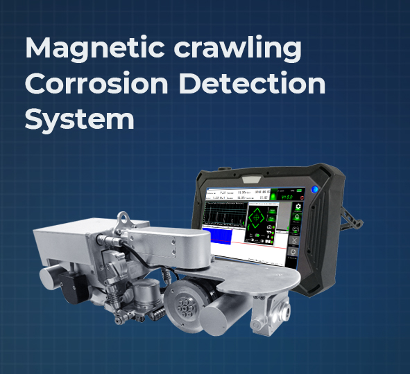Magnetic crawling  Corrosion Detection  System