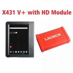 X431 PRO3 Launch X431 V+ 10.1inch Tablet Global Version with X431 Heavy Duty Module Work on both 12V & 24V Cars and Trucks