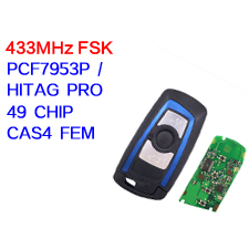 3 Buttons Smart remote Key for BMW CAS4/CAS4+ EWS5 FEM with PCF7953P HITAG PRO 49 CHIP