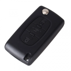 3 Button Remote Flip Folding Key Shell For Peuguot 307 407 308 607 CE0523 5 Pieces/Lot