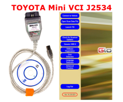 USB to OBD2 16pin MINI VCI  Single diagnostic Cable for TOYOTA TIS Techstream