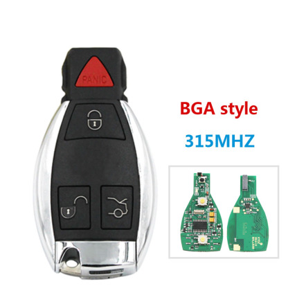 3+1 Buttons NEC Smart Key For Mercedes Benz C E S Class