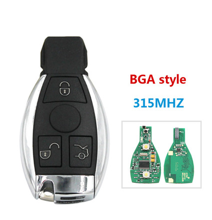 3 Buttons NEC Smart Key For Mercedes Benz C E S Class