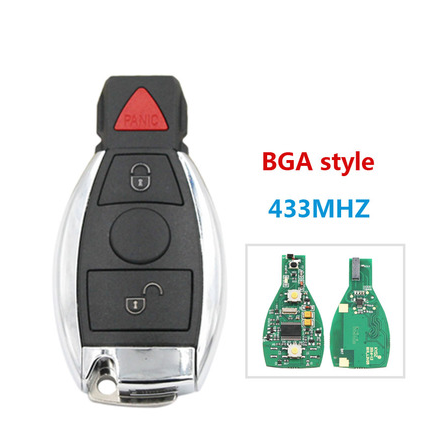 2+1 Buttons NEC Smart Key For Mercedes Benz C E S Class